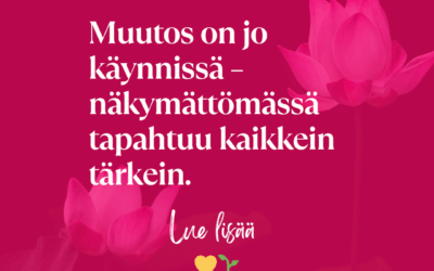 Muutos on jo käynnissä